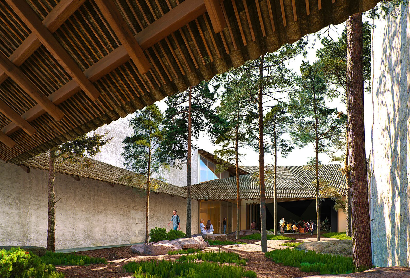 Intérieur du bâtiment