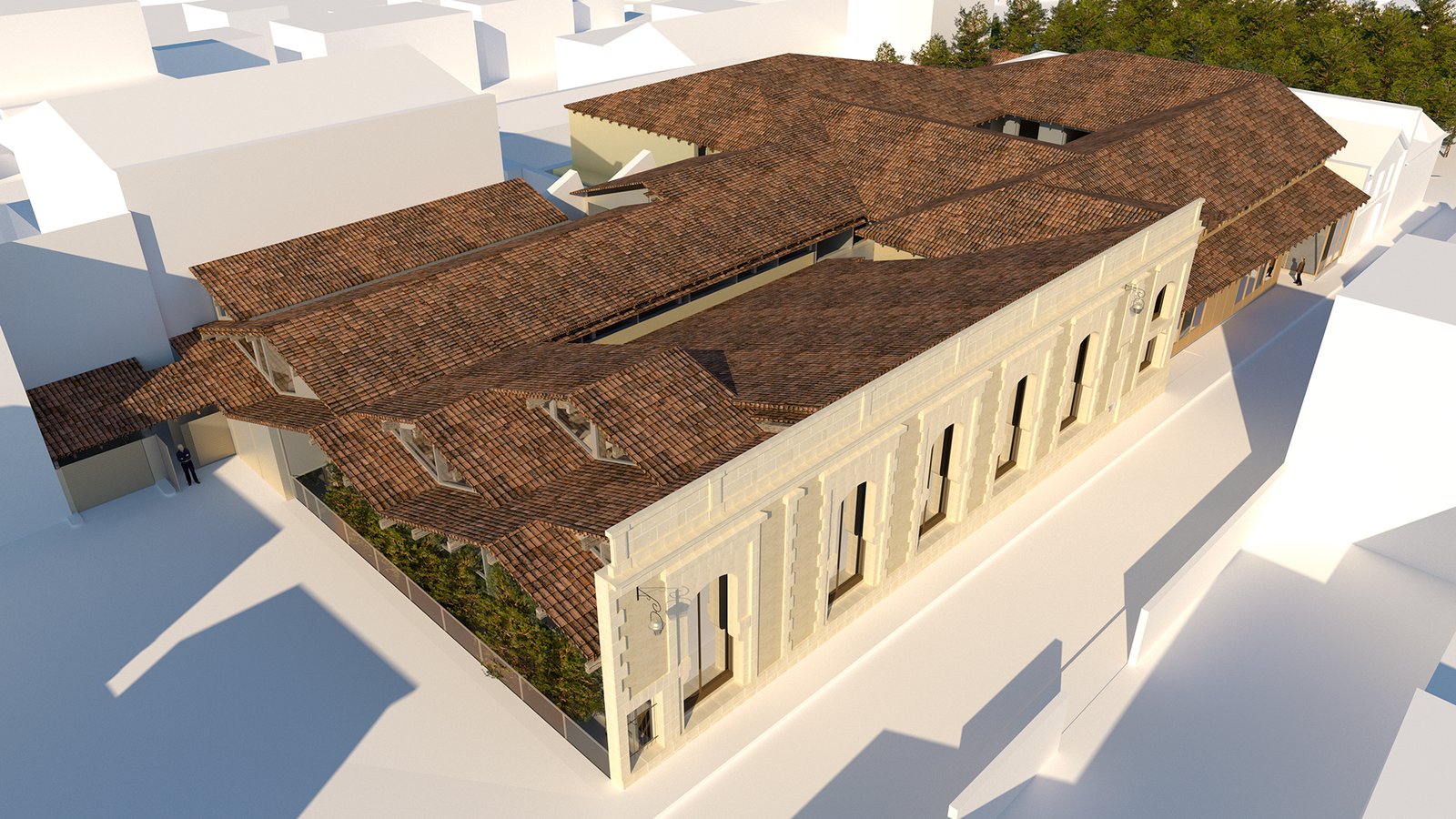 Vue du studio théâtre